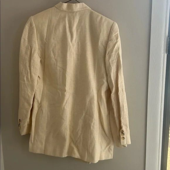 💛Cream linen blazer - Picture 5 of 6